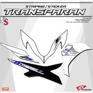 Custom MS002 Transparent Striping Sticker Aerox New Transparent Striping/ NVX Custom Philippines Vie