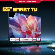 TV 65 Inch Smart TV 4K LED Television Android 12 Dolby Vision Dolby Audio Built-In YouTube/Netflix