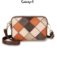 Cobbler Legend Women's retro leather crossbody bag, fashionable camera bag