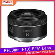 Canon RF 50mm F1.8 STM Lens 50mm Full-frame micro-single portrait fixed focus lens For Canon R RP R5 R6 camera