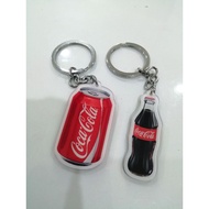 Coca Cola Coke Bottle and Can Keychain
