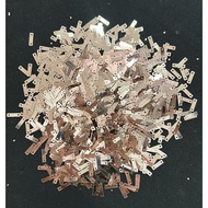 @10GRAM ROSE GOLD SQUARE PLATE SEQUINS UK 2X9ML