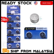 TIANQIU 10pcs / Pack AG13 LR44 357 SR44 A76 LR1154 Battery Button Coin Cell Alkaline for Watch Calcu