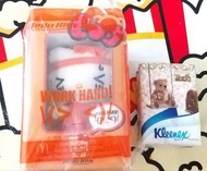 Hello Kitty Mcdonalds 麥當奴 Mcdonald 全新正版 2008年 麥當勞 勤力 勤奮 表情 公仔 work hard 麥當勞 公仔 掛件 吊飾