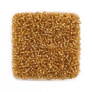 [10 GRAM] Manik-Manik Pasir / Mote Payet Pasir Semi Jepang 12/0 1.9mm Warna Kuning Terracotta Maroon