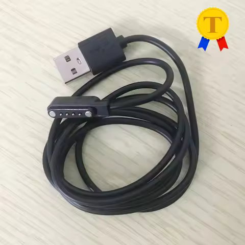 4PIN Magnetic Charging Cable Data Transmission Line for Zeblaze Thor 5/5 Pro/6 9850 V9 X361Pro X2100