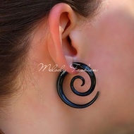 ETHNIC EARING BLACK SERIES MFS EARHOLE PIERCING EARRINGS FOR WOMEN AND MEN FASHION