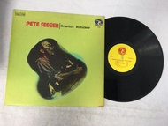 VINYL LP by PETE SEEGER "AMERICAS BALLADEER" LP ขนาด 12 นิ้ว