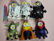 Gashapon Figure 扭蛋 盒蛋 Minions x Star Wars 迷你兵團 Q版 星球大戰 黑武士 白兵