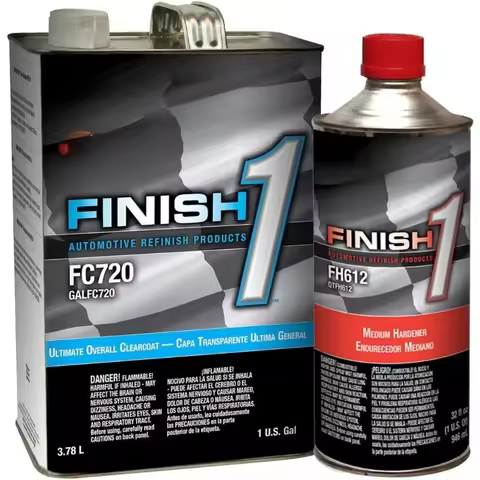 FC720 Ultimate Overall Clearcoat Gallon Kit with Medium Hardener for Automotive Painting