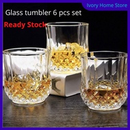 Whisky Glass Creative Shaped Crystal Clear Glass Beer Glass Wine Glass Brandy Cup Fruit Juice Glass 威士忌精致酒杯 玻璃杯