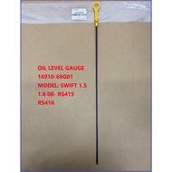 (100% ORIGINAL) SUZUKI SWIFT 1.5 1.6 2004-2012 ENGINE OIL STICK / DIPSTICK LEVEL GAUGE 16910-69G01 5