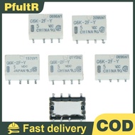 null 5pcs dc 5v smd g6k-2f-y signal relay 8pin for omron relay  null