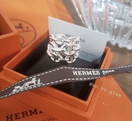 Hermes 豬鼻戒指 銀 ring silver