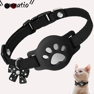 CARNATIOGV Pet Reflective Collar, Adjustable Reflective GPS Tracker Necklace,  Pet Tracking Night Vi