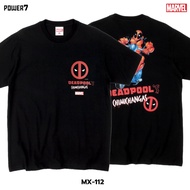 Power 7 Shop MARVEL DEADPOOL Cartoon T-Shirt Authentic COMICS T-SHIRTS (MX-112)