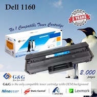 G&G brand compatible toner for Dell 1160 series ( 2 Years Warranty )