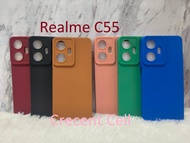 Soft Case Silikon Silica Gel Pro Camera Candy Macaron 3D Kamera Kompatibel Untuk Realme C30 Realme C