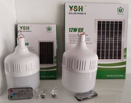 YSH หลอดไฟโซล่าเซล ไฟตุ้มโซล่าเซล 500W 800W ไฟแคมป์ปิ้ง หลอดไฟแบบพกพา ไฟled หลอดไฟ พร้อมแผงโซล่าเซลล์ ปรับได้3สี