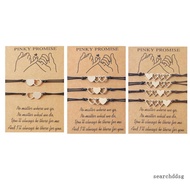 searchddsg 2 3 4Pcs Friend Bracelet Friendship Bff Matching Distance Heart Bracelet
