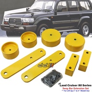 Lift 2" Front & Rear Sway Bar Link Extension Kits For Toyota Land Cruiser 80 FZJ80 HZJ80 HDJ80