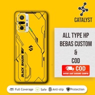 (buy 1 get 2) Garskin XIAOMI REDMI Note 10 Pro Black Shark Bisa Custom