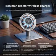 NIKOLATY Marvel Iron Man Magnetic Charging Base Alloy Arc Reactor Heart Charger