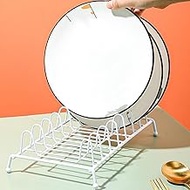 Dish Drying Rack for Kitchen Counter, Dish Drainers Plate Holders Organizer, Metal Dish Drainer Kitc