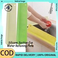 VoltForge Silicone Sink Splash Guard Household Dishwashing Sink Bathroom Sink Waterproof Baffle
