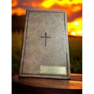CSB Large Print Personal Size Reference Bible, Brown LeatherTouch, Red Letter, Presentation Page