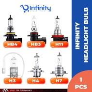 INFINITY Halogen Bulb 12V 55W/ Car Headlight Lamp/ H1 H3 H4 H7 H8 HB3 HB4