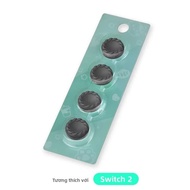 DATA FROG Silicone Thumb Grip Caps Cho Nintendo Switch 2 Bộ Điều Khiển Chống Trượt Bảo Vệ Thumbstick