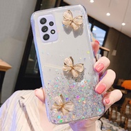CASING SAMSUNG A52 A52S 4G 5G A32 5G M32 5G A32 4G A72 4G 5G A53 5G S21 FE 5G CASE BUTTERFLY GLITTER