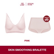 [ซื้อ1แถม1] UP&UNDER: Skin Smoothing Bralette บราไร้โครงนุ่มสบาย แถมฟรี Double Shaping Panty (Mid-Wa