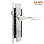 MAJU 5025 SN Grille Door Lock Mortise Lockset Handle Entrance Iron Door Gate Lock