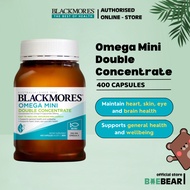 [Brand Authorised] Blackmores Mini Caps Fish Oil  400 caps | Brain Health / General Wellbeing / Immune [BaeBear.sg]