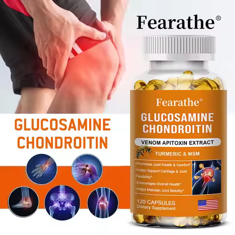 Glucosamine Chondroitin Turmeric and MSM - with Venom Bee Venom Extract, Bone, Joint and Cartilage C
