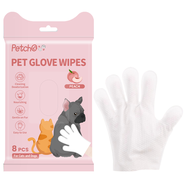 PetStern(6/8/10pcs/pack) Pet Cleaning Glove Cat Bath Glove Towel Gloves Wet Wipes Dog Cleaning Glove