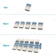 Usb-c 3.1 Type C female Connector 4 Pin Test Adapter Connector Socket For Data Line Wire Cable Transfer  SG10B