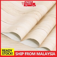 (Wood) Modern Wood Texture Wallpaper Sticker Furniture Renovation Kitchen Cabinet Waterproof PVC Sel