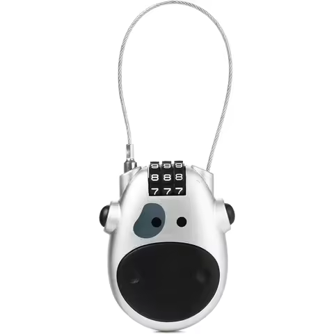 Cable Combination Lock Adjustable Cable Code Locks 3 Digit Combination Lock Security Wire Combo Stee