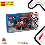 LEGO City F1 Pit Stop & Pit Crew with Ferrari Car 60443