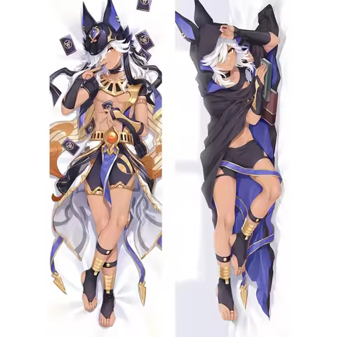 Game Genshin Impact CYNO Cosplay Boyd Dakimakura Male Otaku Hugging Body Throw Cushion Pillow Cover 