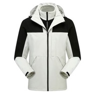 2026冬季戶外情侶款熱風防風防雨三合一衝鋒衣可拆卸兩件套