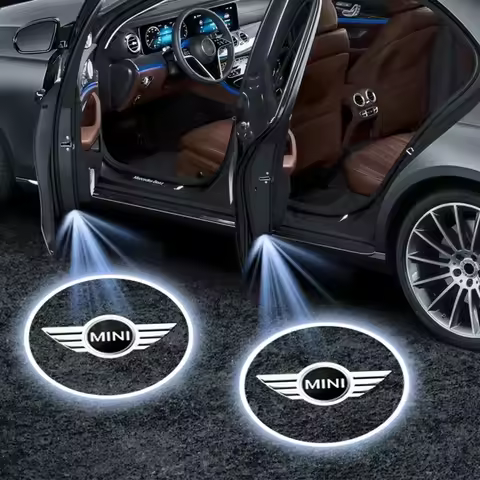 1/2Pcs Car Door Logo Light Led HD Projector Lamp for BMW MINI F55 F56 R60 R59 R58 WORKS One Cooper J