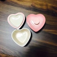 Dutch OveStaub Ceramic Heart Mini Cocotte 2pc Set