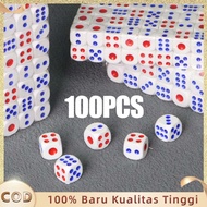 12mm 13mm Plastic Dice Number Dice Dice Toy Board Game Small Dice 100pcs