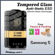 LAYAR TG FULL glossy glass anti static tempered glass clear SAMSUNG S10 S20 S22 S23 S24 FE LITE PLUS