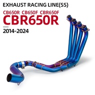 Full exhaust Racing line system 51mm for honda cbr650r cb650f cb650r 2014-2024