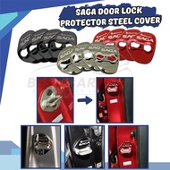 [4PC] Proton SAGA VVT MC2 2016 - 2025 Door Lock Cover Car Accessories Aksesori 2023 2019 2022 2021 M